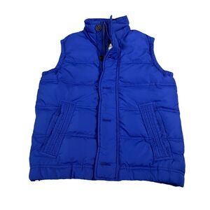 Abercrombie & Fitch Down Puffer Vest Kids Large Blue Summit Rock Gorpcore